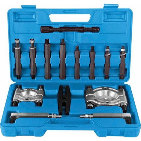 Juego de extractor o extractores de rodamientos, poleas, cojinetes tipo guillotina 14 piezas (1/2)