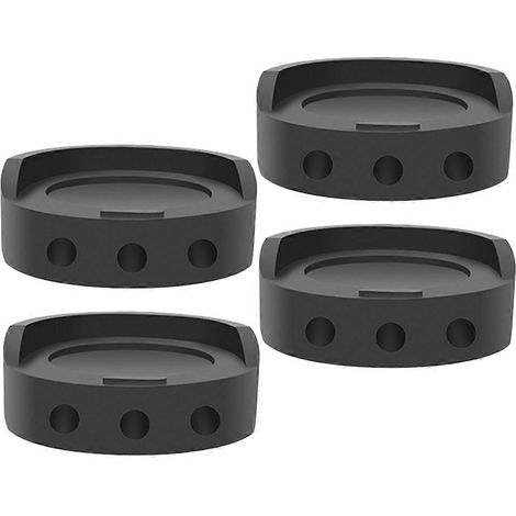 Lot de 4 patins antidérapants pour machine à laver, rehausseurs de meubles, tapis antidérapants pour pieds de congélateur (1/5)