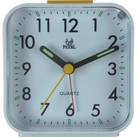 Réveil numérique sans tic-tac, silencieux pour chevet, horloge de bureau analogique lumineuse, idéale chambre, bureau, extérieur, coucher lourd, fonctionne sur pile. (1/5)