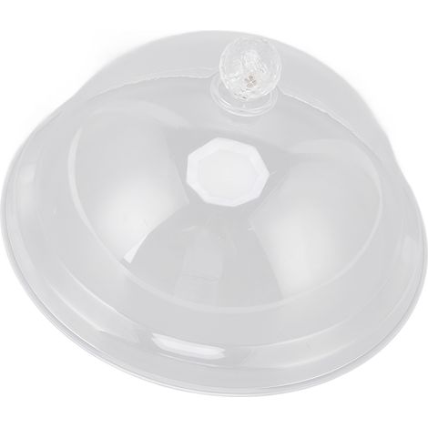 Lebensmittelabdeckung aus transparentem und dickem Acryl, bruchfest, staubdicht, mit Griff, 21 cm (1/5)