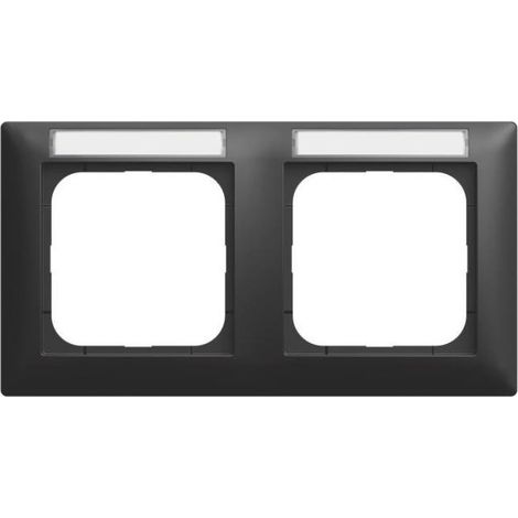 Plaque de finition Busch Jaeger 1732 ns-915 double horizontale