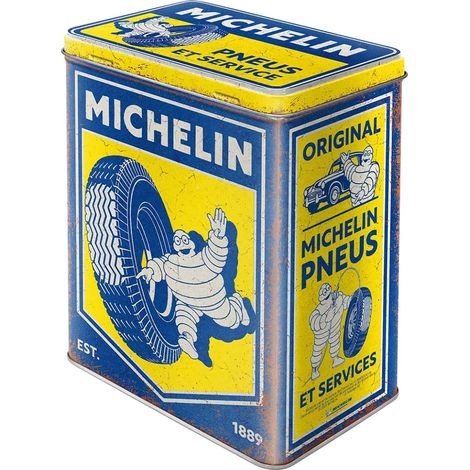 Boîte de conservation en métal Michelin Vintage 3 L (1/2)