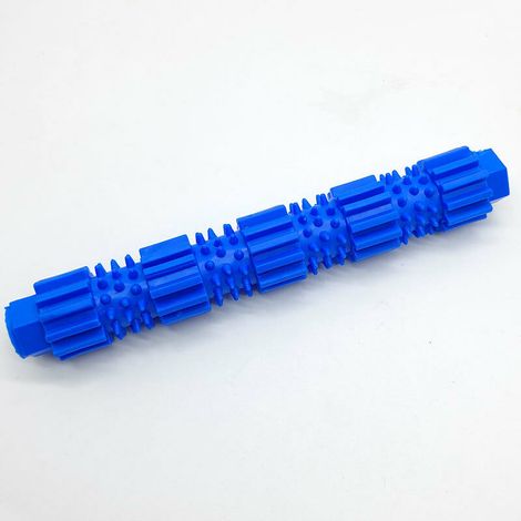Jouet à mâcher pour chien Jouet à mâcher pour animal domestique Jouet anti-morsures Jouet pour chiot Jouer au QI Brosse à dents(bleu) (1/5)