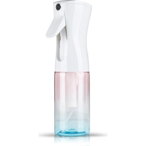 2 Botellas de Plástico Vacías con Pulverizador de Niebla Fina para Cabello Rizado, Plantas, Jardinería, Peluquería y Cuidado de la Piel