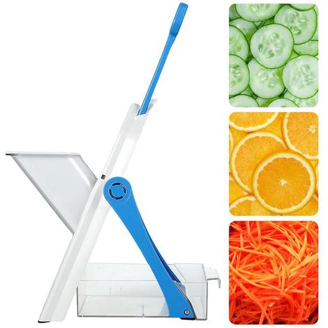 Sicherer Küchenzerkleinerer, 5-in-1 Gemüsezerkleinerer, Kartoffelschneider, Pommes-Frites-Schneider, Gemüsezerkleinerer, Küchenhelfer