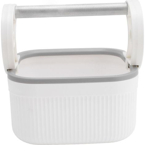 Jeffergarden Support pour toilettes d'oiseaux avec seau, structure robuste en alliage d'aluminium, outil de table portable pour l'apprentissage de la propreté. (1/5)