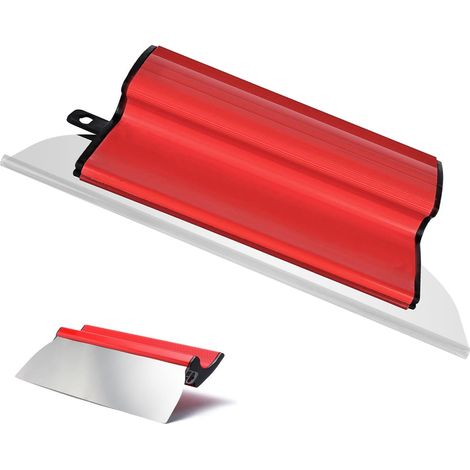 Spatule de Lissage en Acier Inoxydable - Manche Ergonomique pour Sèche, Outils Muraux, Peinture, Écumoire - Lame Flexible 25cm (1/5)