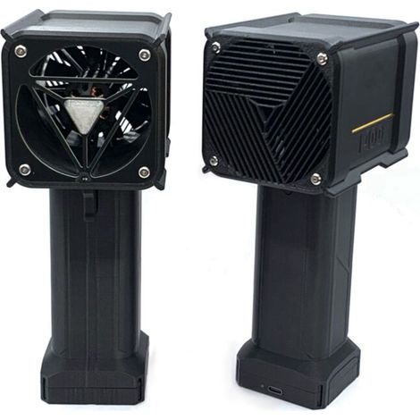 Tragbarer Turbo-Jet-Ventilator, 64-mm-Leistungsgebläse, bürstenloser Motor, Hochleistungs-Luftkanal, 1400 g Schubkraft T1400 (1/4)
