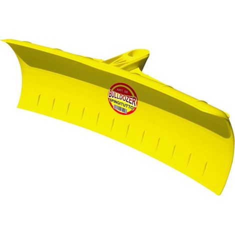 Spingitutto 60 cm spalaneve Buldozer in plastica abs giallo senza manico professionale