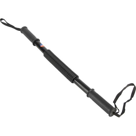 Barre de traction printanière 20Kg Noir Haute Résistance Fiable Robuste Polyvalent pour Fitness (1/5)