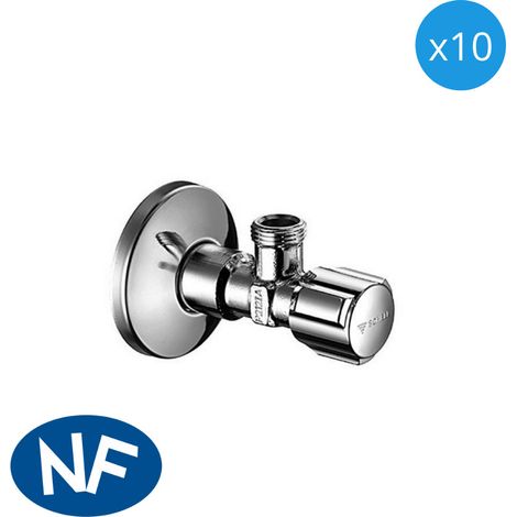 Schell Comfort Set di 10 valvole ad angolo con funzione di regolazione, classe di portata A (052120699-PRO10) (1/2)