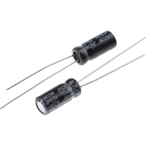 Condensateur RS PRO 10µF, 63V c.c.