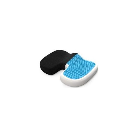 Coussin Coccyx Anti escarre fessier avec Gel Respirant, Coussin de siège orthopédique Ergonomique mémoire de Forme pour Soulager Douleurs Dos, Hanches et Coccyx, pour Fauteuil Bureau, Voiture (1/5)