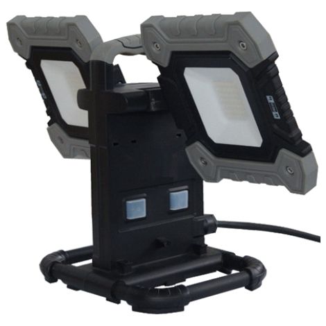 LÁMPARA DE TALLER LED PORTÁTIL SMD 60W, 630LM, LM2X30AW - PA-16103