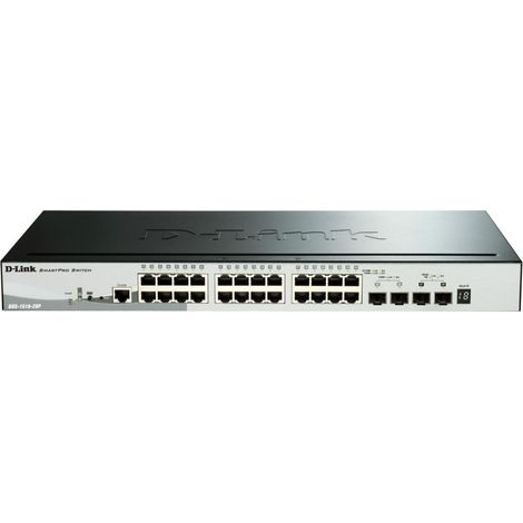D-Link DGS-1510-28P switch di rete Gestito L3 Gigabit Ethernet (10/100/1000) Supporto Power over Ethernet (PoE) N DGS-1510-28P/E (1/4)