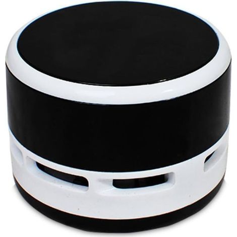 (Schwarzer) Mini-Staubsauger, tragbarer, bürstenloser Tisch-Krümelfänger, multifunktionaler Schreibtisch-Reinigungsbehälter für Tastatur (1/5)