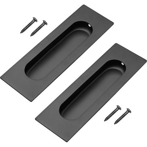 Schiebetürgriffe, Edelstahl, 120 mm, Einbau, Küchenschrank (1/5)