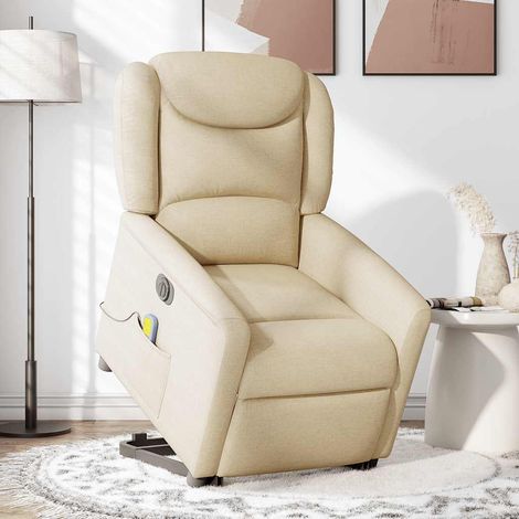 Maison Exclusive - Elektrischer Massagesessel mit Aufstehhilfe Cr (1/5)