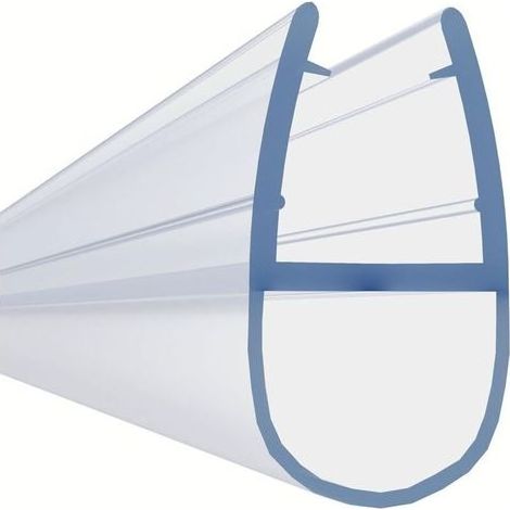 Joint de rechange pour porte de douche en verre de 7 mm et 8 mm d'épaisseur, avec déflecteur d'eau -110 cm (1/5)