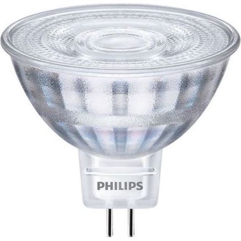 PHILIPS AMPOULE LED 3 W BLANC CHAUD 827 36 ° SPOT MR16 SPOT GU5.3 12 V VERRE CORPS 71061600 (1/3)