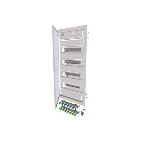 Eaton Distributeur encastré à 4 rangées blanc design ultra plat (1/4)