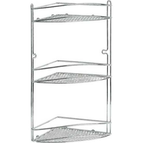 MENSOLA BAGNO CROMO STAR ANGOLARE 21x21 h 46 ARTEX