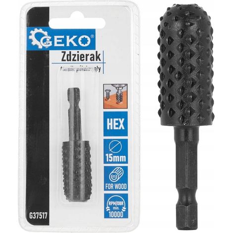 Halbrundraspel für Holz 15 mm HEX (50/250) (1/5)