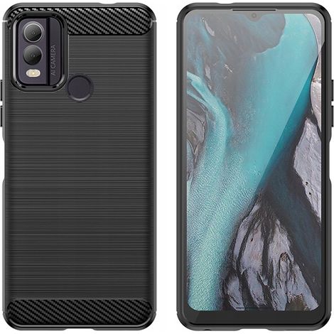 Funda de carbono para Nokia C22 - negra (1/5)