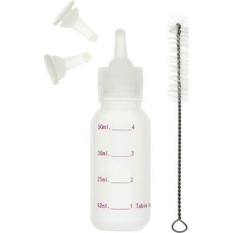 Biberon e spazzolino Nursery kit per cuccioli di cane o gatto