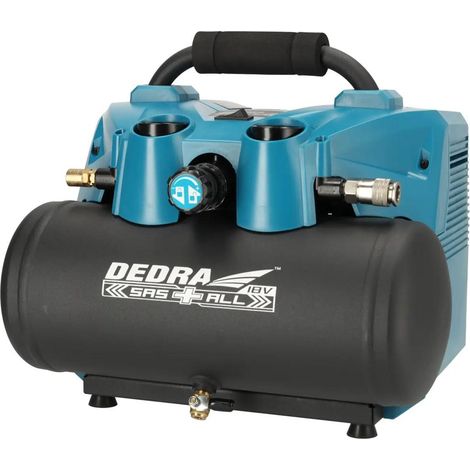 Compresseur à air sans huile 6 litres – Pression maximale 8 bars – Débit d’air élevé – Design ergonomique avec manomètres (1/3)