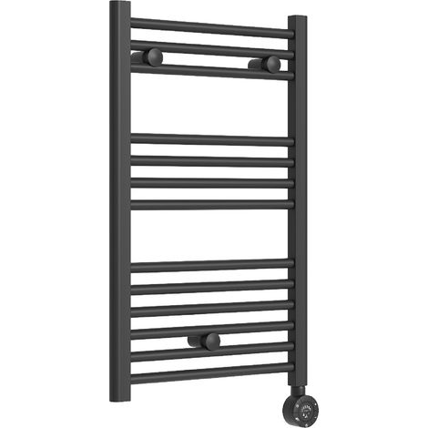 LAZZARINI 392185 BORMIO DECO Radiador Eléctrico 500x800 mm Negro Mate - ref: 392185