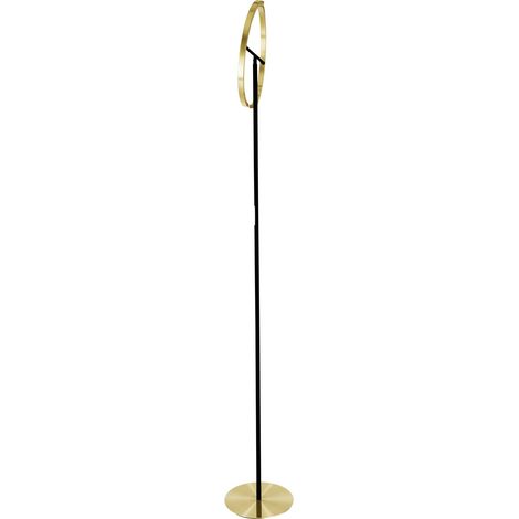 Piantana Industrial Minimal Castelpoto Acciaio Ottone 2 Luci Led 8,8W 2000Lm (1/2)
