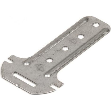 Suspente courte 81 mm pour charpente bois – Lot de 100 pièces – Plénum 20 à 60 mm – Acier pour fixation Placo® (1/4)