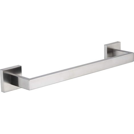 Porte-serviettes en Nickel brossé de 16 pouces, porte-serviettes carré moderne en acier inoxydable pour salle de bains et cuisine, montage mural (1/5)