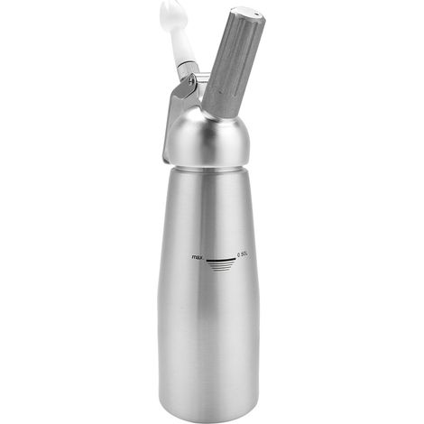 Siphon à chantilly en aluminium avec trois embouts, 1000 ml (1/5)
