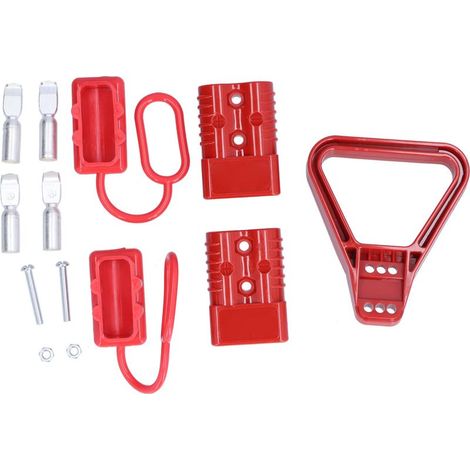 175A Akku-Stecker Schnellkupplung Ladegriff 600V Elektrowerkzeuge Rot (1/5)