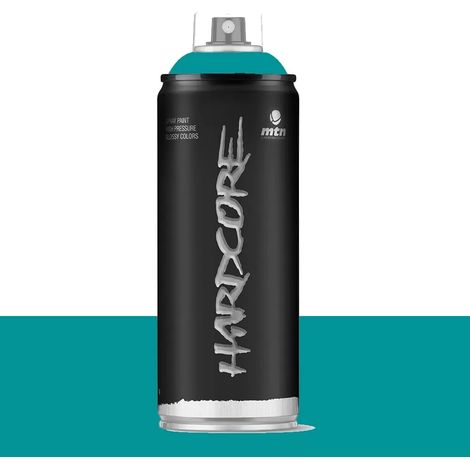 Bombe de peinture aérosol MTN Hardcore Bleu glacier (RV-232) 0,4 L (1/2)