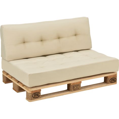 Cadre de lit beige 140 x 200 cm, tissu velours hollandais, base basse, meuble chambre minimaliste moderne, sans mécanisme à gaz, sans tête‑de‑lit et sans matelas (1/5)