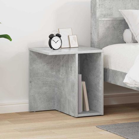 Beistelltisch Beton Grau 37 x 32 x 40 cm Holzwerkstoff