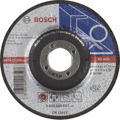 Bosch Meule à ébarber à moyeu déporté Expert for Metal A 30 T BF 115 mm 4,8 mm - 2608600537 (1/4)