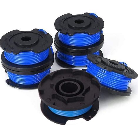Bobine de rechange pour coupe-bordures Ryobi 18 V, 24 V et 40 V - 1,65 mm - Cordon de 3,35 m - Lot de 6 (1/5)