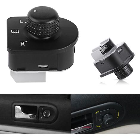 Interrupteur de rétroviseur intérieur version européenne (compatible avec Volkswagen Passat, Bora, Golf 4, Jetta MK4) (1/5)