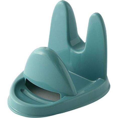 Pot Cover Rack - Plastic Vertical Lid Organizer - For Kitchen Stove Top And Cabinet - Holds Spatulas Spoons And Lids - 18 X 12.5 X 12.5 Cm - 1 Piece (1/4)