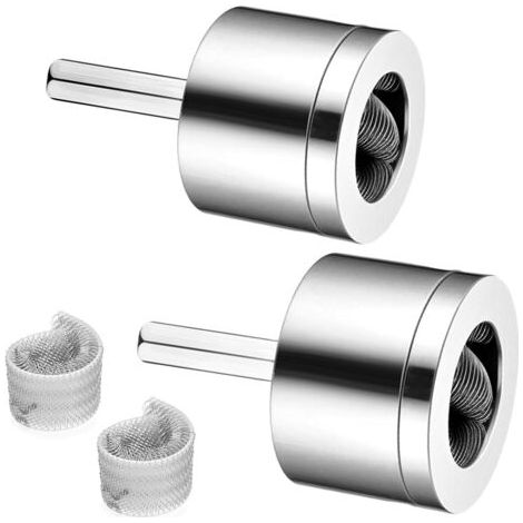 BUNTHAUS Lot de 2 15 mm et 22 mm nettoyeurs de tuyaux en cuivre sans fil Brosse de nettoyage pour tuyaux en cuivre Pour nettoyer et préparer les tuyaux en cuivre avant le soudage (1/5)
