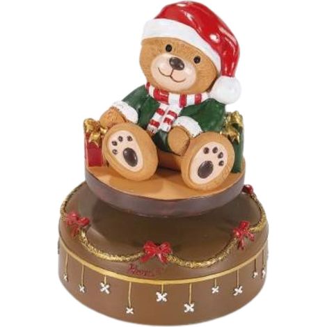 Carillon Natalizio Vintage con Orsetto - Idea Regalo per il Natale (1/2)