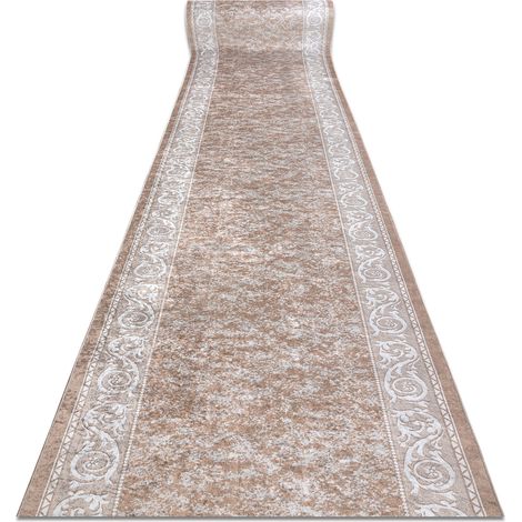 Alfombra de pasillo con refuerzo de goma LOTUS ROMANTIC 60981 Clásico, ornamento beige lavable 60 cm beige 60x900 cm (1/5)