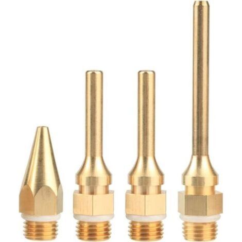 Ugelli in rame per pistola per colla a caldo – kit da 4 pezzi con filettatura da 10,8 mm per utensile a caldo