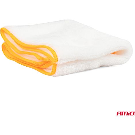 Chiffon de nettoyage en microfibre pour intérieur de voiture 30x40 cm AMIO-03739