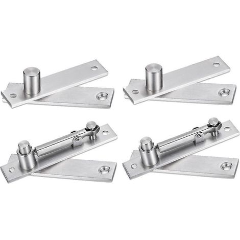 Charnière pivotante robuste pour porte en bois, charnière invisible pour porte secrète, rotation à 360°, lot de 2. (1/5)