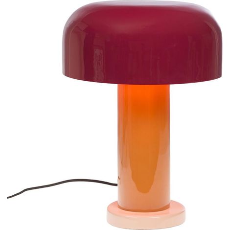 Amadeus - Lampe Janice orange en métal 42 cm (1/3)